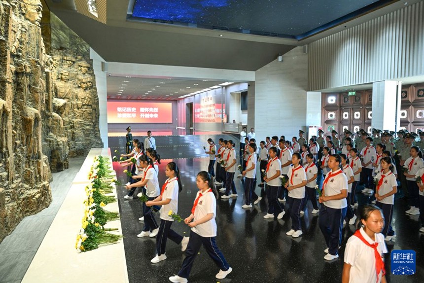 전민족 항일전쟁 발발 89주년 기념식 베이징서 거행