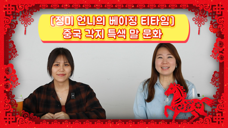 [정미 언니의 베이징 티타임] 중국 각지 특색 말 문화