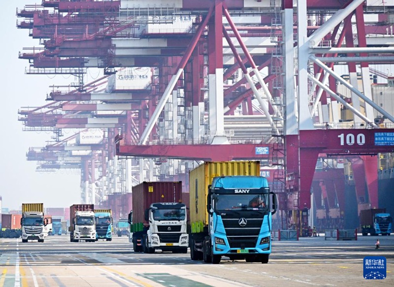 中 산둥항구 칭다오항, 춘제 연휴 특별 작업 전력 가동