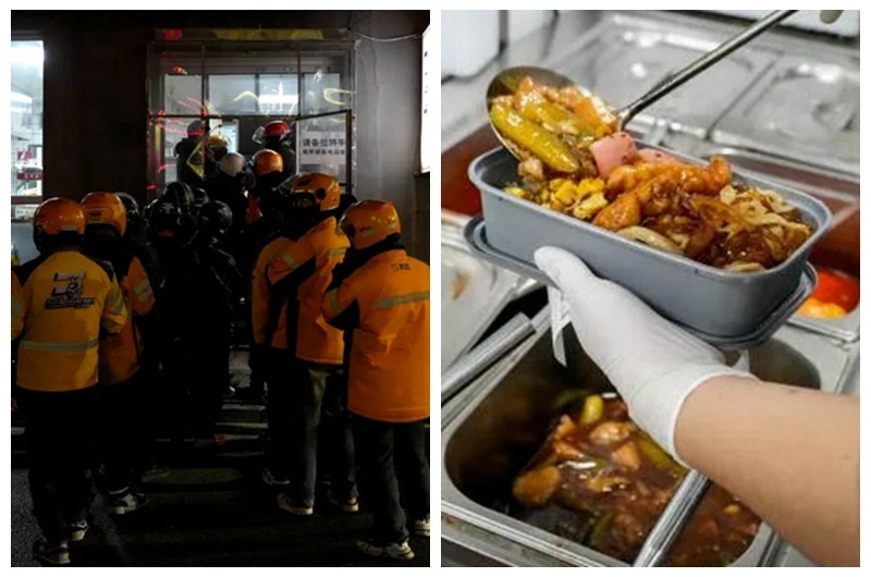 타이위안 한 식당의 ‘1元 도시락’, 야간 근로자들에게 위로