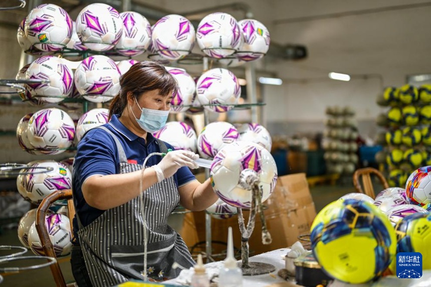 저장 타이저우, 스포츠용품 제조업 집적 발전 가속