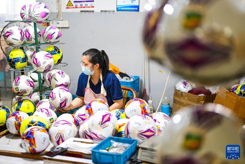 저장 타이저우, 스포츠용품 제조업 집적 발전 가속