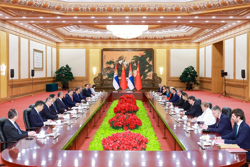 시진핑 주석, 부치치 세르비아 대통령과 회담