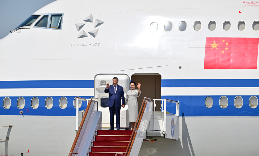 시진핑 주석, 비슈케크 도착…2026 SCO 정상회의 참석 및 키르기스스탄 국빈방문