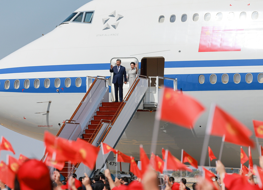 시진핑 주석, 비슈케크 도착…2026 SCO 정상회의 참석 및 키르기스스탄 국빈방문
